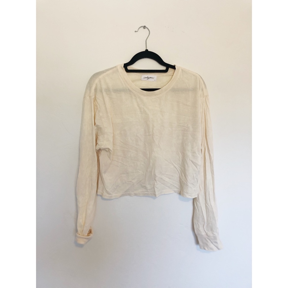 CJLA Colt crop top in cream